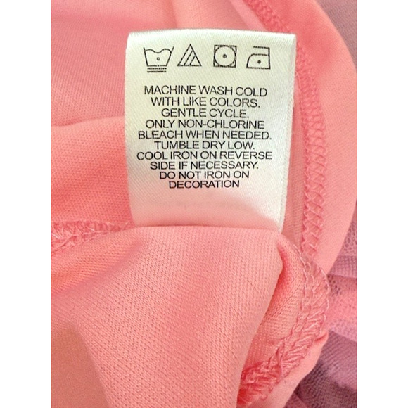 Hello Kitty Sanrio Jumper PINK & Soft Denim Overall Dress Girls Sz 6 Embroidered - Picture 11 of 11